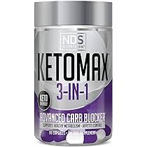 Image of Ketomax-NDS Nutrition Advanced 3-in-1 Capsules Bottle